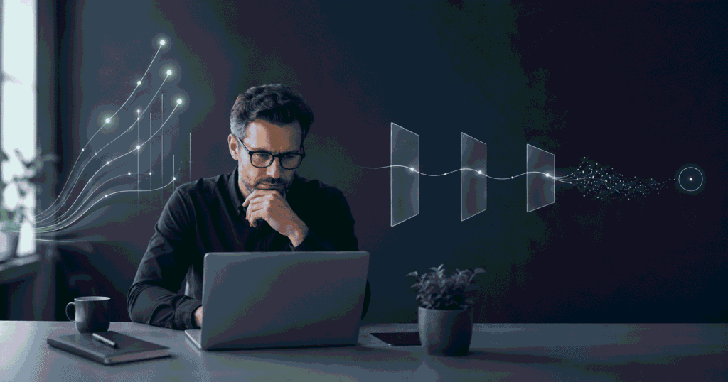 Service-business owner reviewing website refresh, redesign, and rebuild options